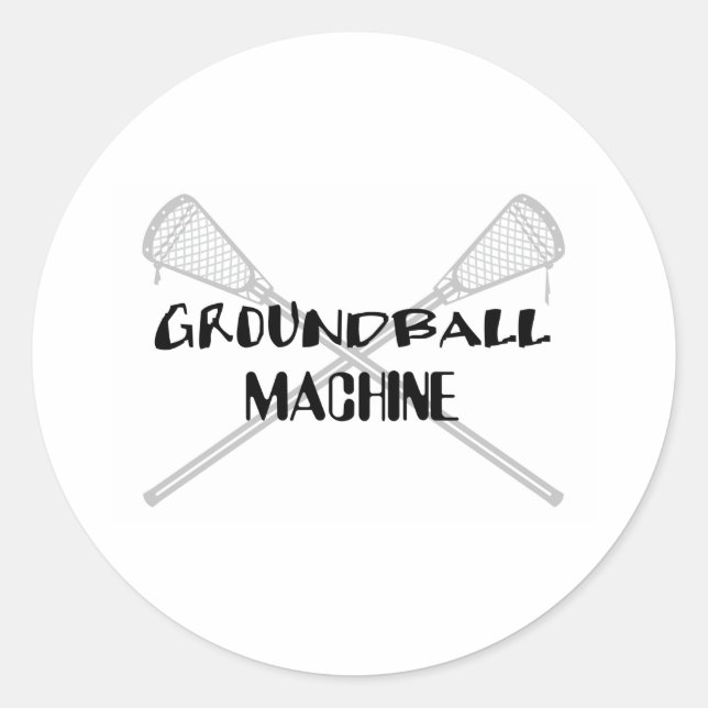 Lacrosse Smack LAX Groundball Sticker (Front)