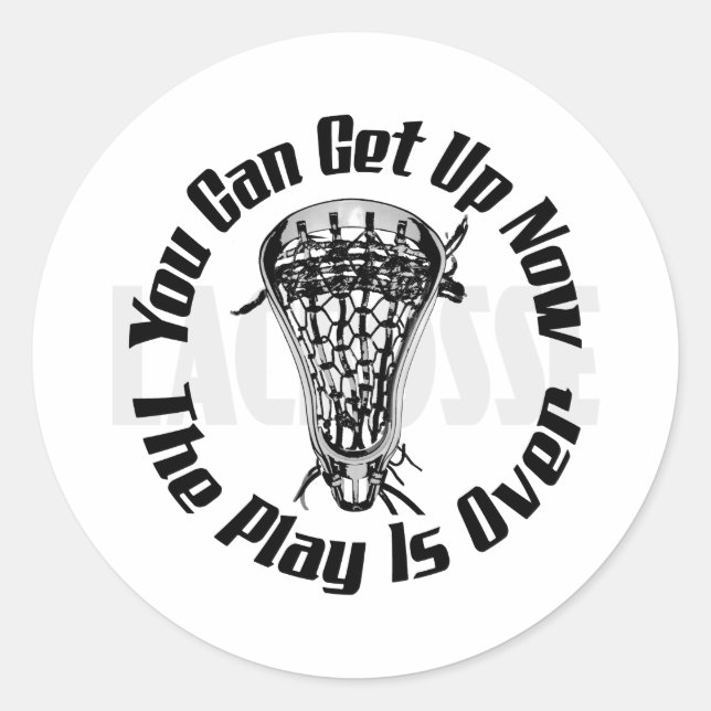 Lacrosse Smack PlaysOver Bak Sticker (Front)