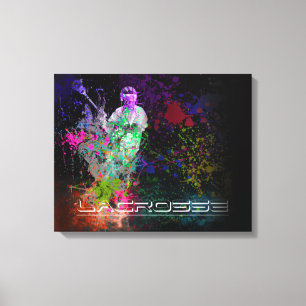 Lacrosse Splatter spread Canvas