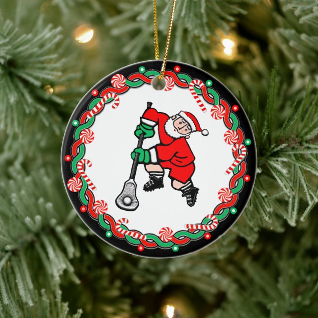 Lacrosse Sports Ceramic Tree Decoration (Tree)