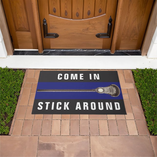 Lacrosse Sports Doormat (Outdoor)