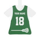 Lacrosse Sports Jersey Green with Number