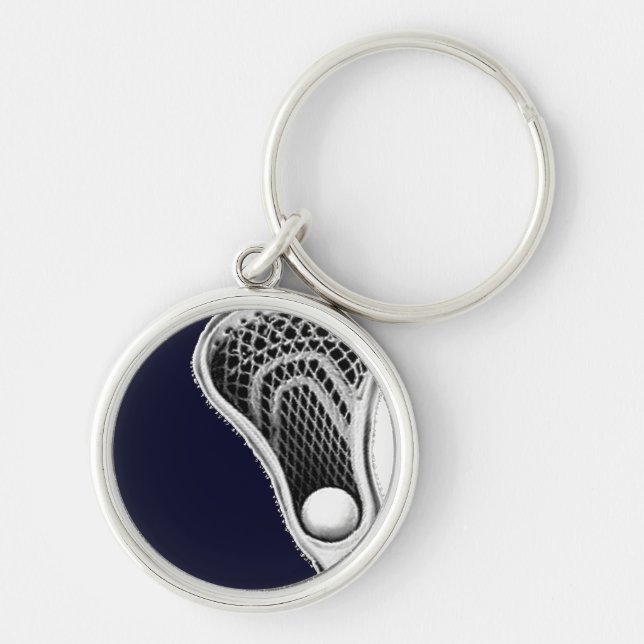 Lacrosse Sports Key Ring (Front)