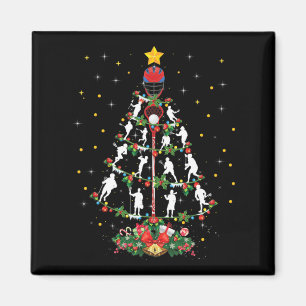 Lacrosse Sports Lover Xmas Santa Hat Lacrosse Chri Magnet
