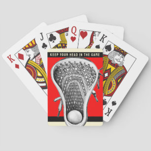 Lacrosse Sports Novelty Gift Playing Cards