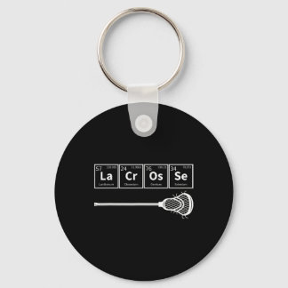Lacrosse Sports Periodic Table Of Elements Lax Pla Key Ring
