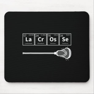 Lacrosse Sports Periodic Table Of Elements Lax Pla Mouse Pad