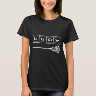 Lacrosse Sports Periodic Table Of Elements Lax Pla T-Shirt