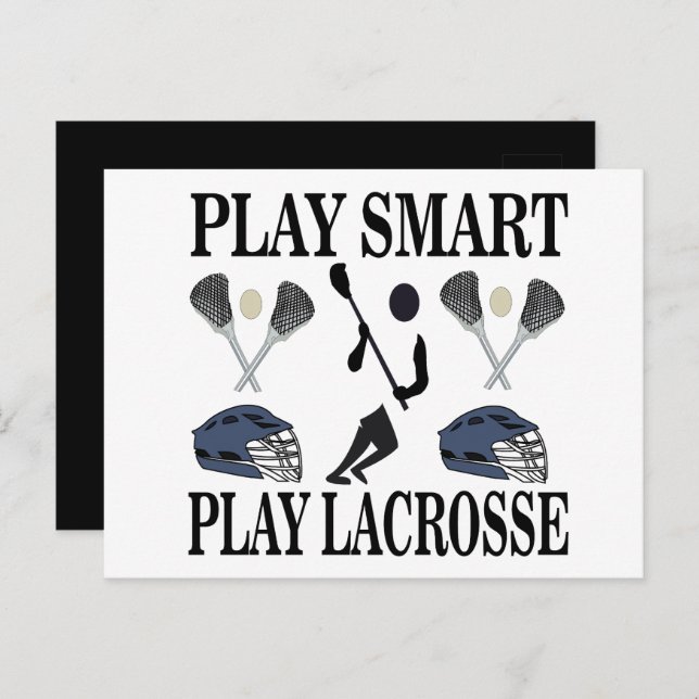 Lacrosse Sports Postcard (Front/Back)