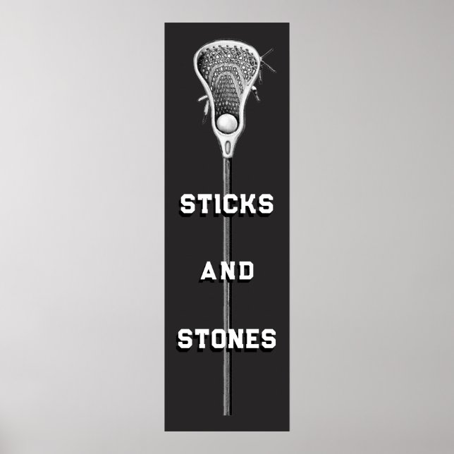 Lacrosse Sports Poster (Front)