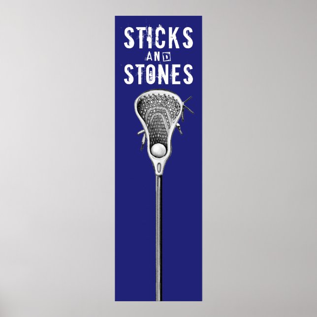 Lacrosse Sports Poster (Front)