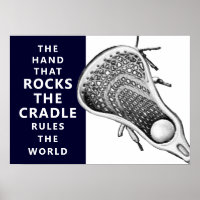 Lacrosse Sports Poster