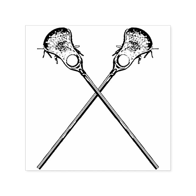 Lacrosse Sports Self-inking Stamp (Design)