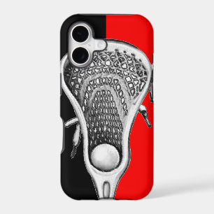 Lacrosse Sports Team Red
