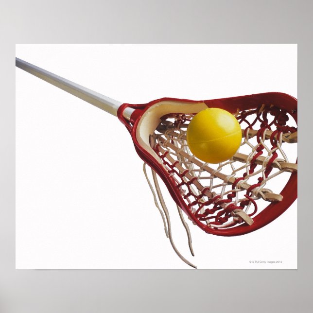 Lacrosse stick and ball poster (Front)