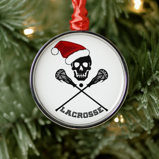  Lacrosse Sticks Christmas Metal Tree Decoration (Tree)