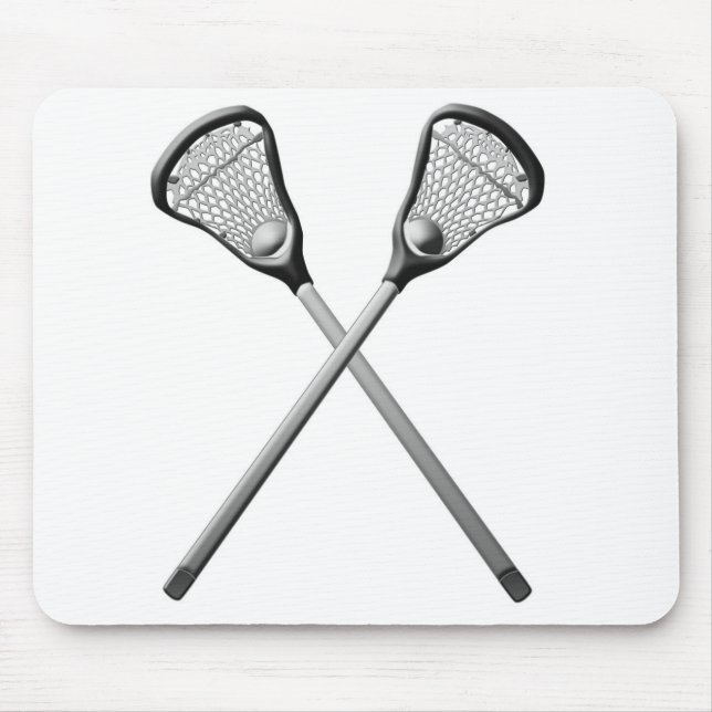 Lacrosse Sticks Mouse Pad (Front)