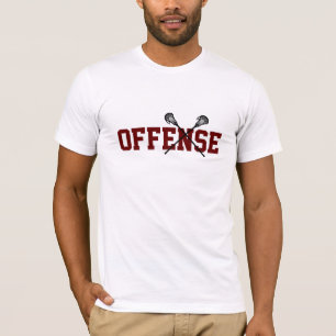 Lacrosse Sticks Offence Player Team Grit Colours T-Shirt