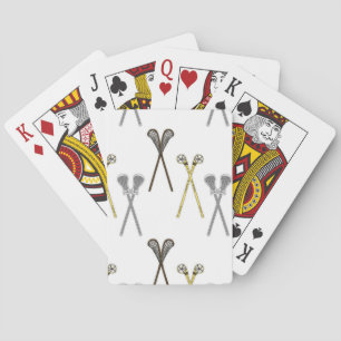 Lacrosse Sticks Playing Cards