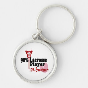 Lacrosse Sweetheart Key Ring