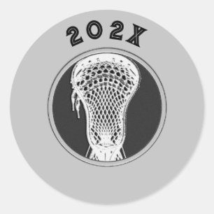 Lacrosse Team 2025 Classic Round Sticker