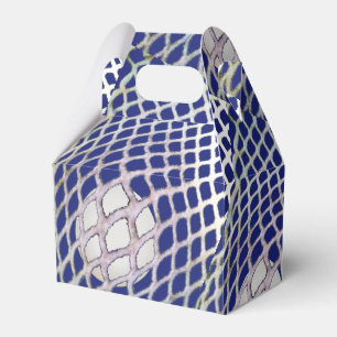 Lacrosse Team Blue Party Favour Box