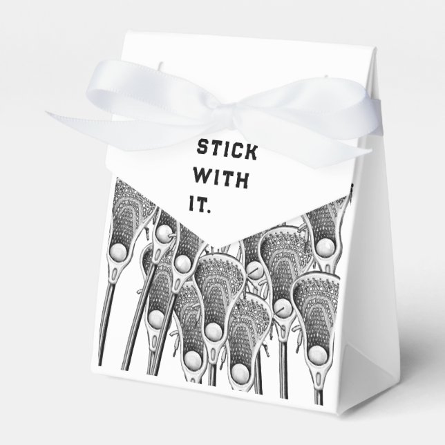 Lacrosse Team Favour Box (Front Side)