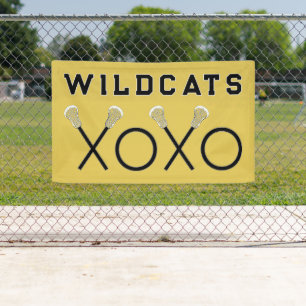 Lacrosse Team Gold Banner