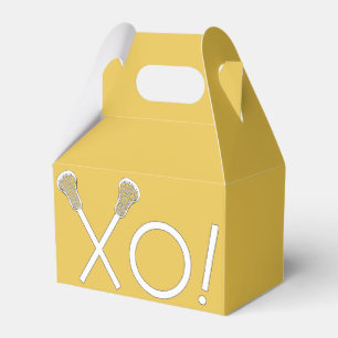 Lacrosse Team Gold Favour Box