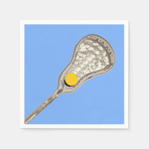Lacrosse Team Light Blue Napkin