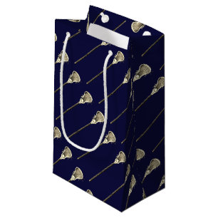 Lacrosse Team Navy Blue Small Gift Bag