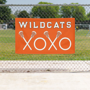 Lacrosse Team Orange Banner