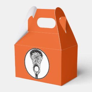 Lacrosse Team Orange Favour Box