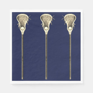 Lacrosse Team Party Napkin
