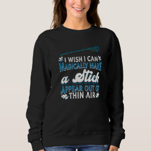 Lacrosse Team Player Magic Breeder  Lawn Lacrosse Sweatshirt