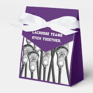 Lacrosse Team Purple Favour Box