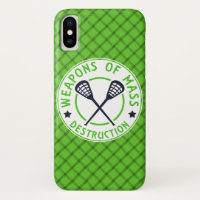 Lacrosse Weapons of Destruction Phone Case