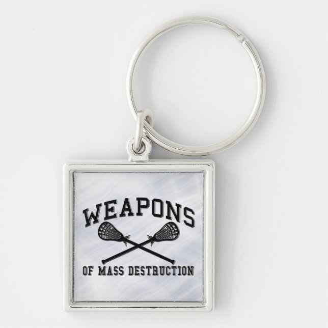 Lacrosse Weapons of Mass Destruction Keychain (Front)