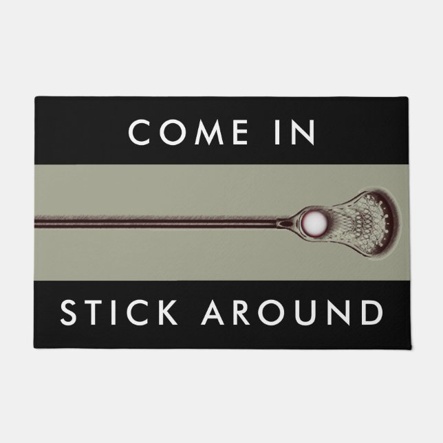 Lacrosse Welcome Doormat (Front)