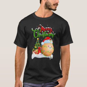Lacrosse Xmas Decorations Santa Lacrosse Christma T-Shirt