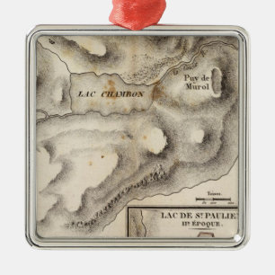 Lacs volcaniques metal tree decoration