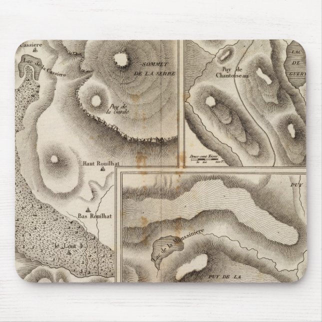 Lacs volcaniques mouse pad (Front)