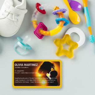 Lactation  Bilingual English Spanish Business Card