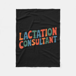 Lactation Consultant, Breastfeeding Mother Awarene Fleece Blanket