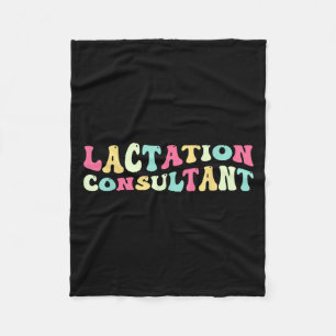 Lactation Consultant Breastfeeding Support Awarene Fleece Blanket