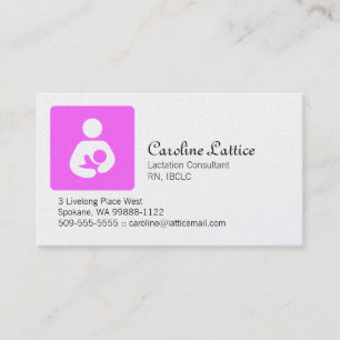 Lactation Consultant Business Card