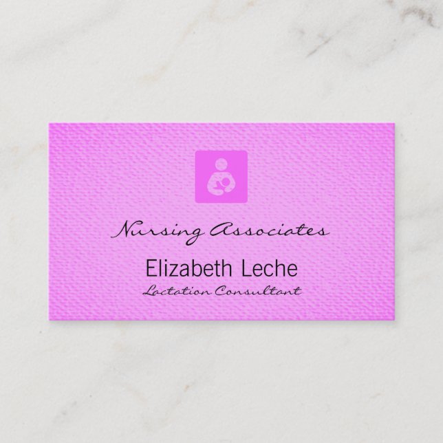 Lactation Consultant Calling Card (Front)