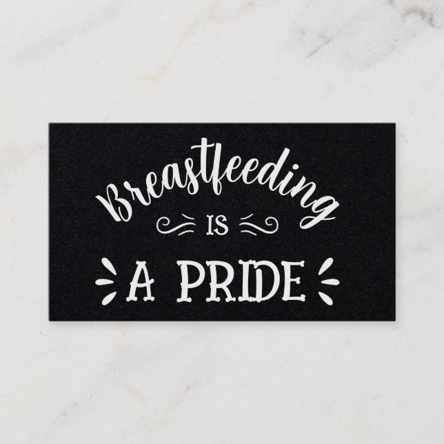 Lactation Consultant Premium Business Card (Front)