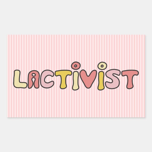 Lactivist Rectangular Sticker (Front)