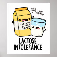 Lactose Intolerance Funny Milk Pun